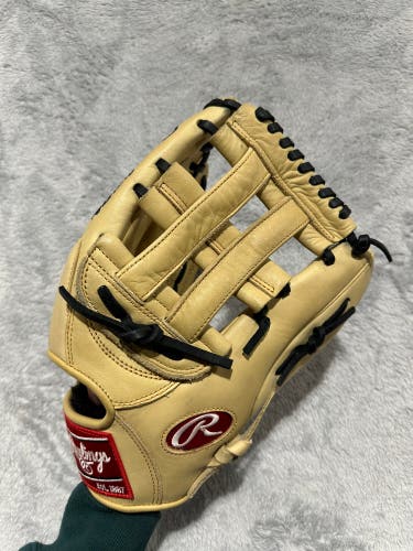 Brown Rawlings Gold Glove Elite RH Outfield Baseball Glove 12.75" (Used)
