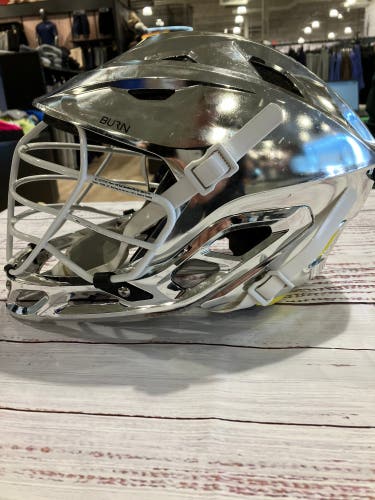 Silver Adult Warrior Burn Helmet (Used)
