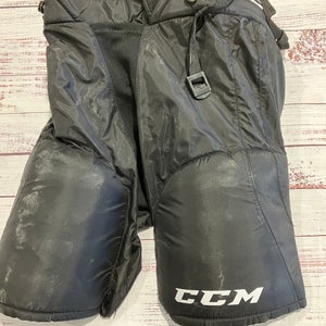 Black Junior Large CCM LTP Hockey Pants (Used)