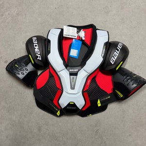 Vegas Golden Knights Senior X-Large Bauer Vapor hyperlite Pro Stock Shoulder Pads (New)