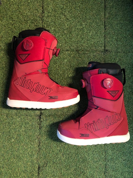 Men's Size M 9.5 (W 10.5) Thirty Two Lashed Double Boa Snowboard Boots (Used)