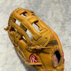 Brown Rawlings Mark McGwire LH First Base Baseball Glove 12" (Used)