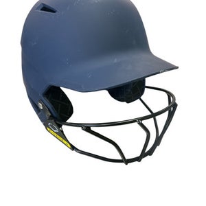 Used Evoshield WTV7135NA Batting Helmet w/Mask Navy Blue SM 11862-S000092459