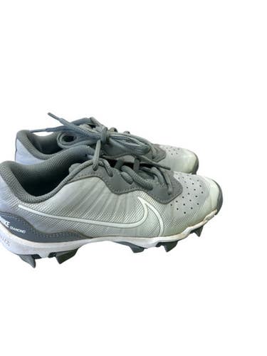 Used Nike DIAMOND BB/SB Cleats Grey Junior 03 11862-S000092454