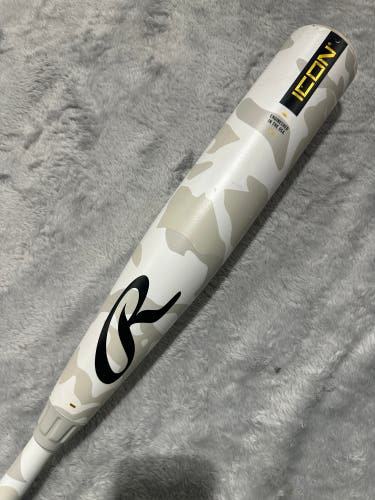 2025 Rawlings Icon Composite Bat USSSA Certified (-10) Composite 19 oz 29" (Used)