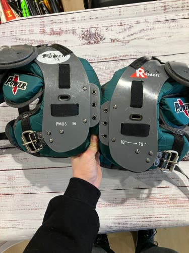 Medium Adult Riddell Power JPX Shoulder Pads (Used)