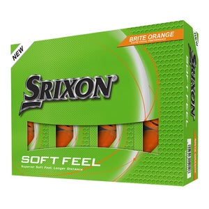 Srixon Soft Feel Golf Balls (Brite Orange, 12pk) 1 DZ 2025 NEW