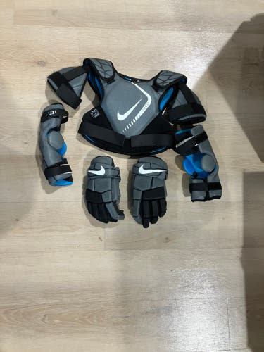 Nike Vapor LT Lacrosse Starter Kit I Youth Medium