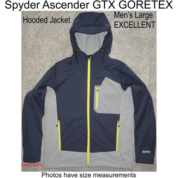 Spyder Ascender GTX GORETEX Hood Jacket Men L - EXCELLENT