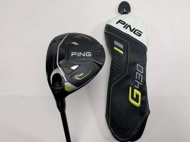 Ping G430 Max 3 Fairway Wood 15* Alta CB 65g Stiff Graphite Mens LH HC