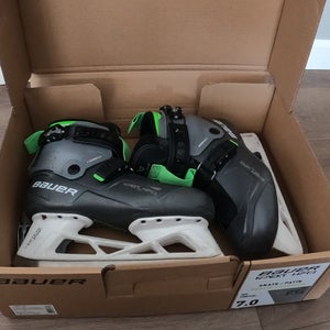 Bauer Konekt HF2 Hockey Goalie Skates Regular Width 7 (Used)