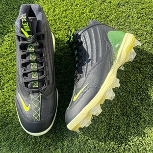 Black Men's Size M 10.5 (W 11.5) Adult Nike Griffey 2 Low Top Molded Cleats (New)