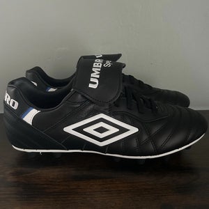 Umbro Speciali Pro 24 FG Leather Soccer Cleats Black Men's Size 10