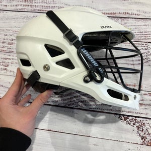 White Youth Warrior Burn Junior Helmet (Used)