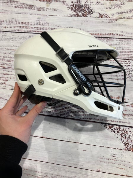 White Youth Warrior Burn Junior Helmet (Used)