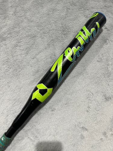 Black 2022 DeMarini Zenith Hybrid Bat (-13) Hybrid 18 oz 31" (Used)