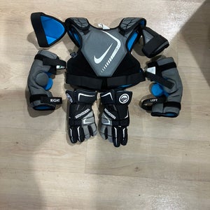 Nike Vapor LT Lacrosse Starter Kit I Youth Medium