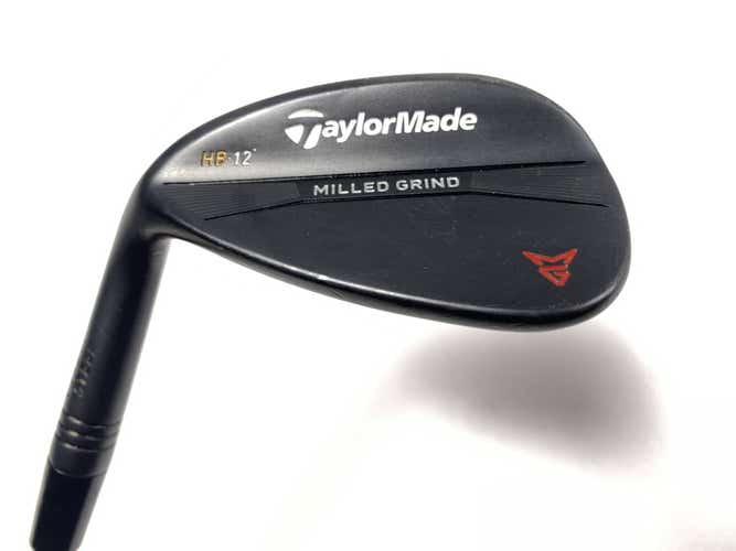 TaylorMade Milled Grind Black Gap Wedge GW 52* 12 DG Wedge LH