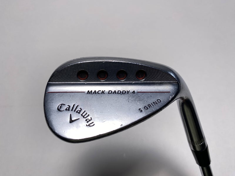 Callaway Mack Daddy 4 Chrome Wedge 56* 10 Bounce S-Grind S200 115g Steel Mens RH