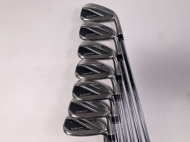 TaylorMade Stealth Iron Set 5-PW+AW KBS Max MT 85g Regular Steel Mens RH