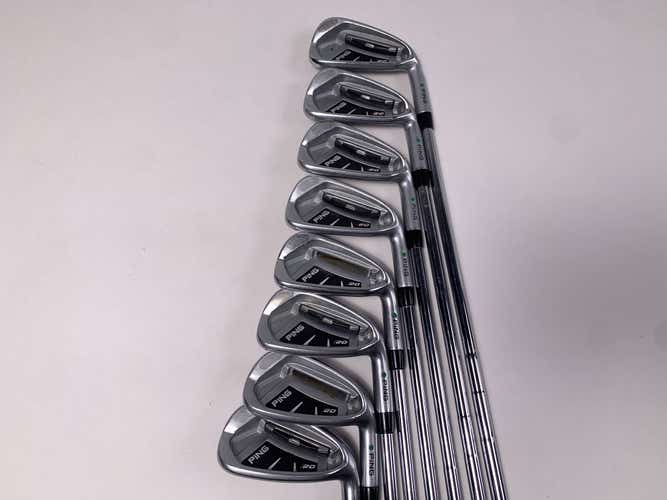Ping i20 Iron Set 3-PW Green Dot CFS Stiff Steel Mens RH 2* Up