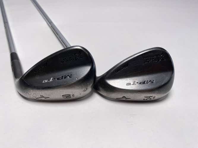 Mizuno MP T 10 Black Satin Wedge Set 54* 9 | 60* 5 True Temper Dynamic Gold RH