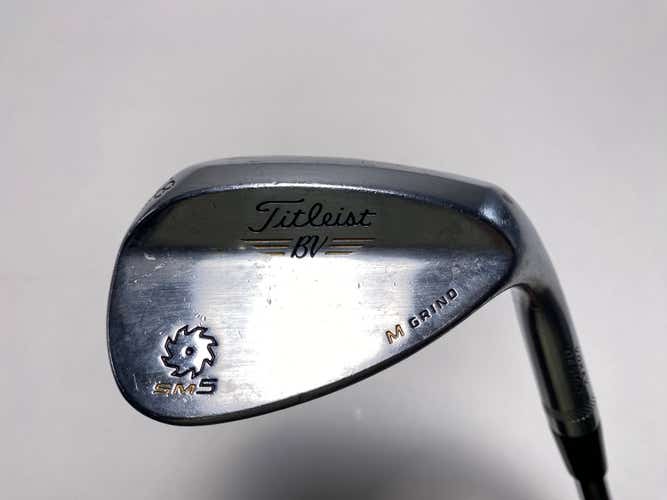 Titleist Vokey SM5 Tour Chrome Wedge 58* 8 Bounce M-Grind Wedge Steel Mens RH