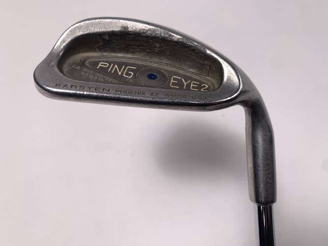 Ping Eye 2 Pitching Wedge PW Blue Dot 1* Up Karsten ZZ-Lite Stiff Steel Mens RH