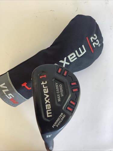VLS Golf Maxvert 1 Lefthanded LH Hybrid 22* With Regular Graphite Shaft