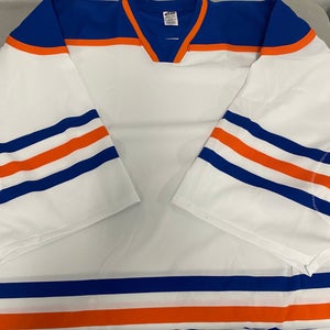Edmonton Oiler colors goalie Jersey