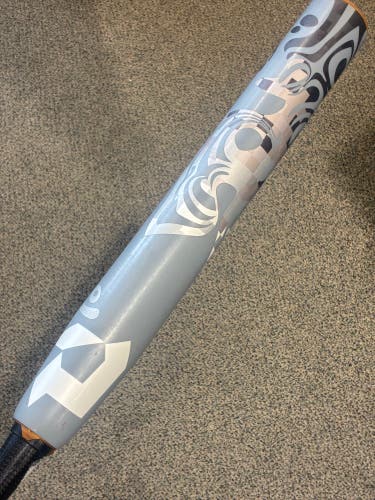 Gray 2023 DeMarini Whisper Composite Bat (-9) Composite 25 oz 34" (Used)