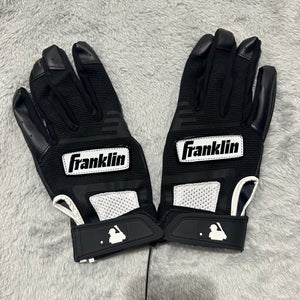 Black Large Franklin CFX PRO Batting Gloves (Used)