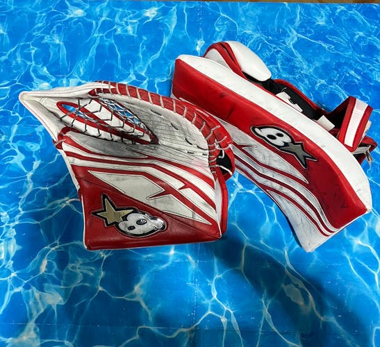 Senior Brian's Iconik X Goalie Glove & Blocker | Regular (Used)