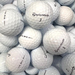 6 Dozen Near Mint AAAA White TaylorMade TP5 Used Golf Balls