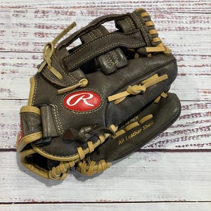 Brown Rawlings Highlight Series RH Baseball Glove 11.5" (Used)