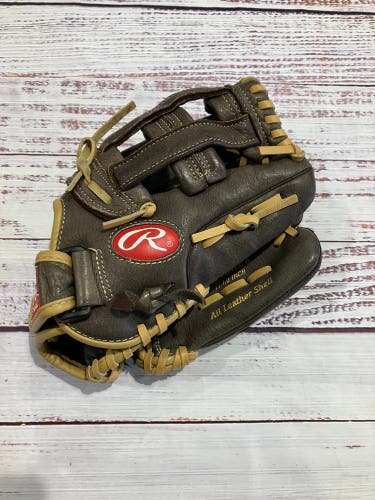 Brown Rawlings Highlight Series RH Baseball Glove 11.5" (Used)