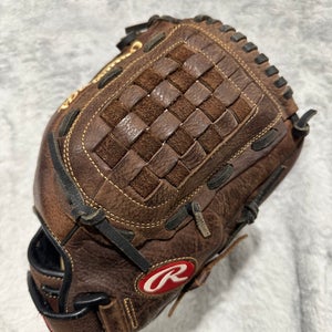 Brown Rawlings Mark of a Pro RH Pitcher's Baseball Glove 12.5" (Used)