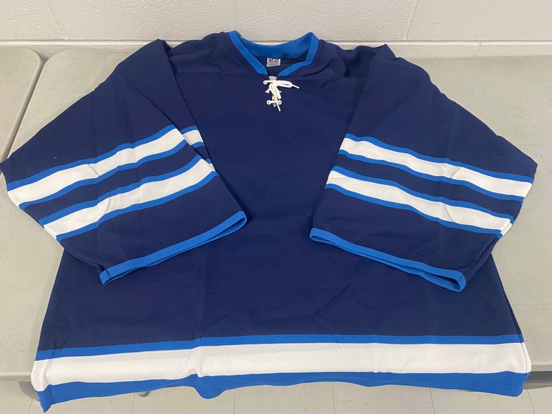 Winnipeg Jets colors goalie Jersey