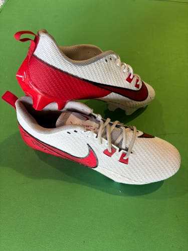 Nike Vapor Edge Speed 360 2 Cleats | Size 11.5 | White/Red