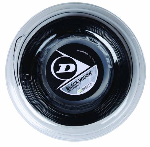 Dunlop Sports Black Widow Tennis String (17G) - 200M/660' Reel
