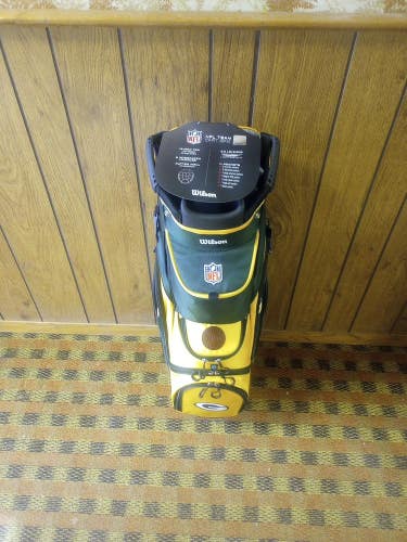 Wilson Green Bay Packer Cart Bag