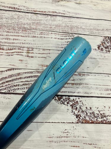 2024 Rawlings Clout Alloy Bat USSSA Certified (-10) Alloy 19 oz 29" (Used)