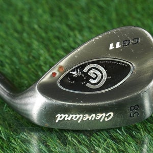 Cleveland CG11 58 Lob Wedge CMM True Temper Dynamic Gold Wedge Flex Steel RH