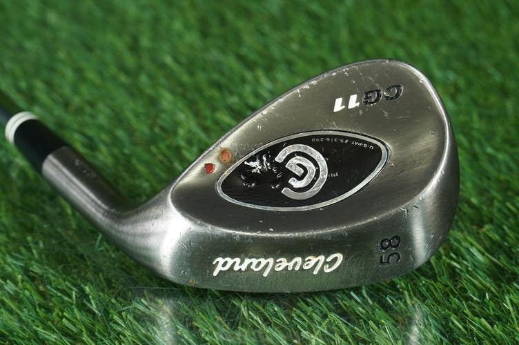 Cleveland CG11 58 Lob Wedge CMM True Temper Dynamic Gold Wedge Flex Steel RH