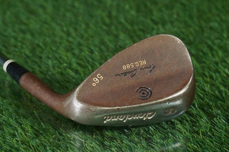 Cleveland Tour Action Reg. 588 56 Sand Wedge "S" Dynamic Gold Stiff RH ~ RAW!!