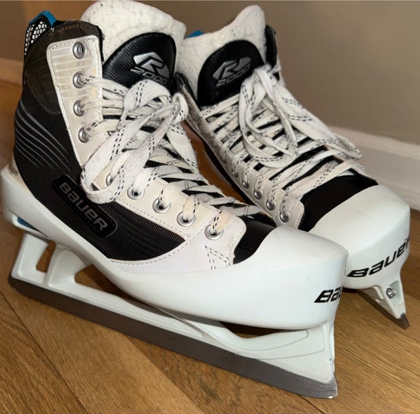 2014 Bauer Reactor 2000 Hockey Goalie Skates Extra Wide Width 10 (Used)