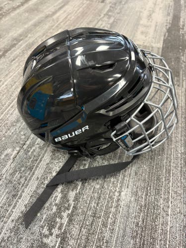Black Small Bauer Re-Akt 55 Helmet (New)