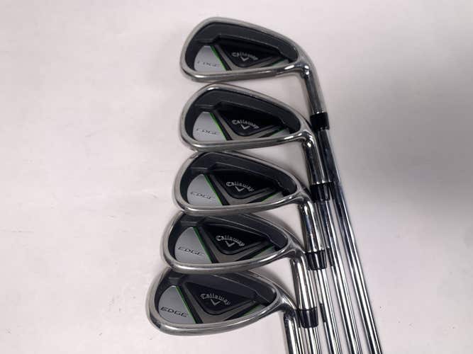 Callaway Edge 2018 Iron Set 6-PW+SW Regular Steel Mens RH NO 8 IRON