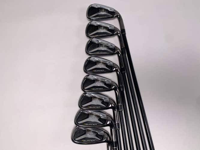 TaylorMade Burner 2009 Iron Set 3-PW Burner 65g Regular Graphite Mens RH +1"