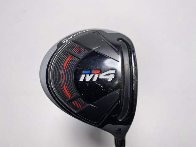 TaylorMade M4 3 Fairway Wood 15* Fujikura Atmos Stiff Graphite RH Midsize Grip